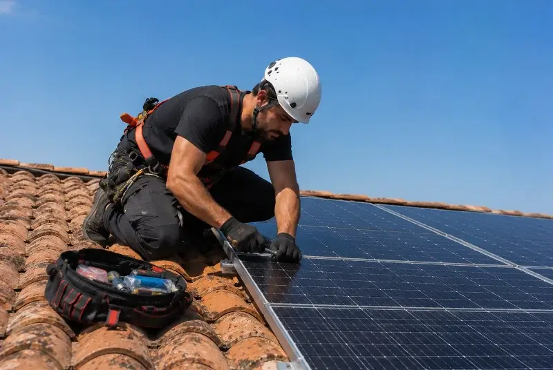 Maintenance et monitoring de panneaux solaires à Sorèze
