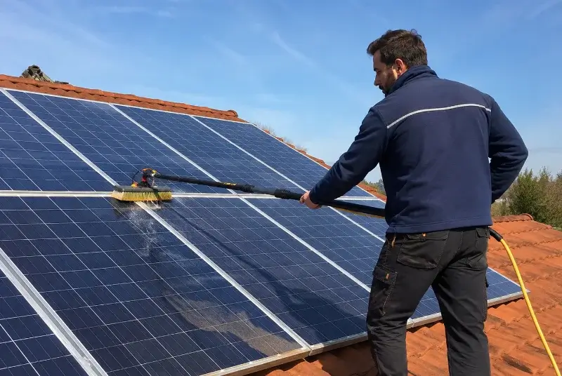 Nettoyage et entretien de panneaux solaires à Sorèze